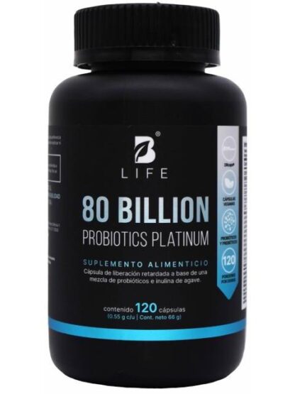 80 BILLION PROBIOTICS PLATINUM 120 CAP BLIFE