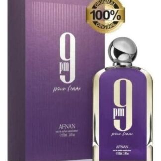 9PM POUR FEMME AFNAN EDP 100 ML SPRAY ( PURPLE) MUJER