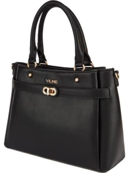 BOLSA SATCHEL NEGRO VI LINE - Image 2