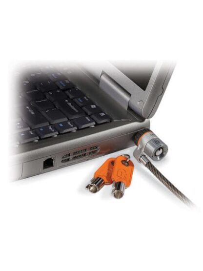 KENSINGTON CANDADO DE LLAVE PARA LAPTOPS MICROSAVER K64068F 1.8 METROS NEGRO - Image 3