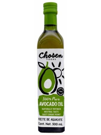 ACEITE DE AGUACATE 500 ML CHOSEN FOODS