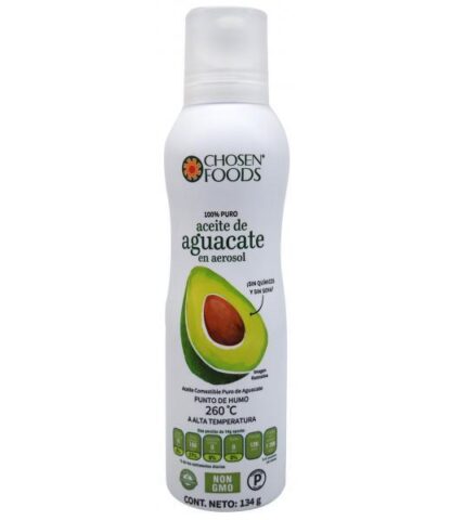 ACEITE DE AGUACATE SPRAY 134 G CHOSEN FOODS