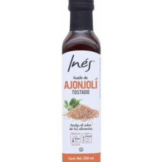 ACEITE DE AJONJOLI TOSTADO 250 ML INES