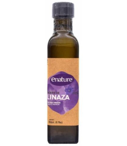 ACEITE DE LINAZA EXTRA VIRGEN 260 ML E-NATURE