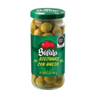 ACEITUNAS BUFALO CON HUESO 240 G