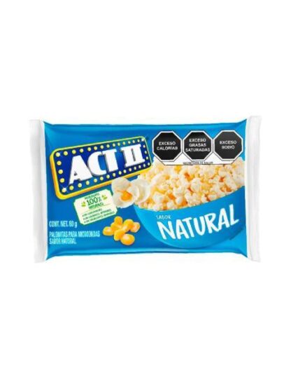 ACT II PALOMITAS NATURAL 80 GR