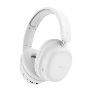 ACTECK AUDIFONOS CON MICROFONO HONOUR 2 PLUS HP626 BLUETOOTH ALAMBRICO-INALAMBRICO USB-C BLANCO