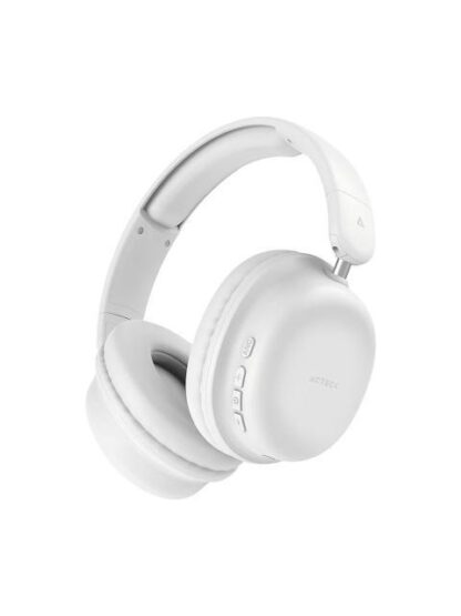 ACTECK AUDIFONOS CON MICROFONO HONOUR 2 PLUS HP626 BLUETOOTH ALAMBRICO-INALAMBRICO USB-C BLANCO - Image 2