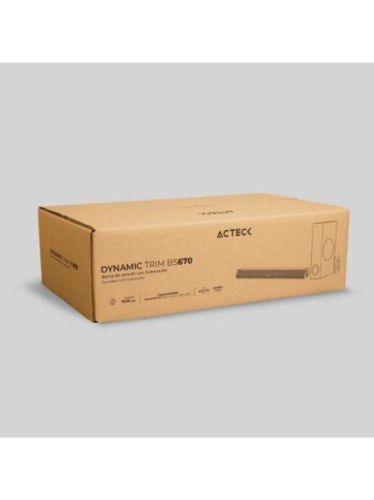 ACTECK BARRA DE SONIDO CON SUBWOOFER DYNAMIC TRIM BS670 BLUETOOTH ALAMBRICO-INALAMBRICO 2.1 CANALES 70W RMS USB NEGRO - Image 5