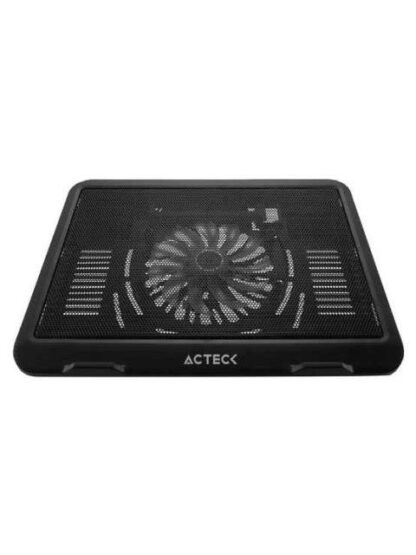 ACTECK BASE ENFRIADORA AC-929080 PARA LAPTOP 15 CON 1 VENTILADOR 1000RPM NEGRO