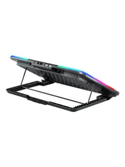 ACTECK BASE ENFRIADORA FROOST RAW BE630 PARA LAPTOP 15.6 CON 6 VENTILADORES PLATA - Image 2