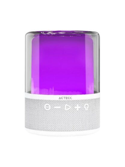 ACTECK BOCINA PORTATIL GLEE PURE AP50 BLUETOOTH INALAMBRICO 40W RMS USB-C BLANCO - Image 5