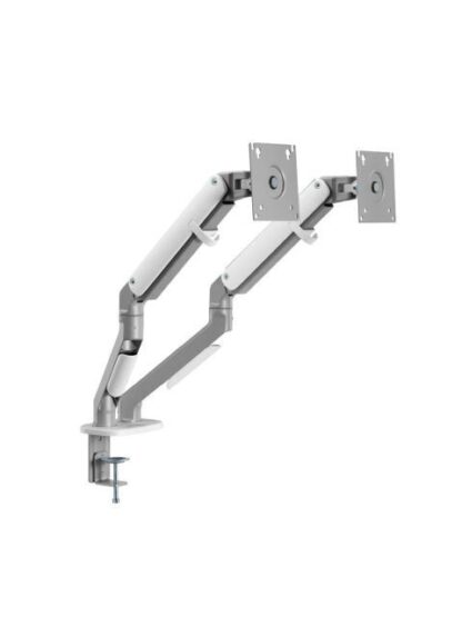 ACTECK BRAZO ARTICULADO DE ESCRITORIO PARA 2 MONITORES 17 - 32 HASTA 9KG GRIS-BLANCO - Image 2