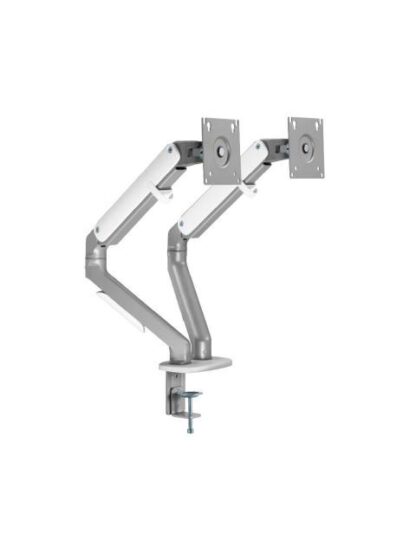 ACTECK BRAZO ARTICULADO DE ESCRITORIO PARA 2 MONITORES 17 - 32 HASTA 9KG GRIS-BLANCO - Image 8