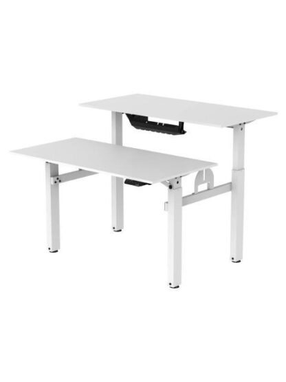 ACTECK ESCRITORIO ELECTRICO DOBLE AJUSTABLE ERGO DESK V2 ED727 BLANCO