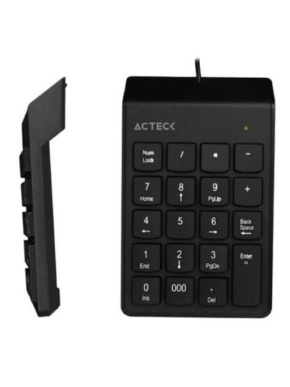 ACTECK TECLADO NUMERICO TN220 ALAMBRICO USB NEGRO