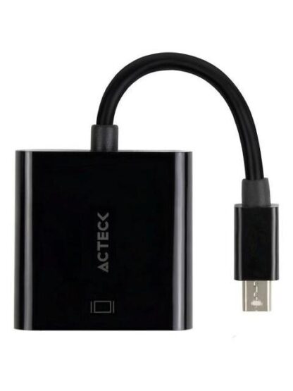 ACTECK ADAPTADOR MINI DISPLAYPORT MACHO - HDMI HEMBRA NEGRO - Image 2