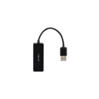 ACTECK ADAPTADOR DE RED USB A MACHO - ETHERNET RJ45 1000MBIT-S NEGRO