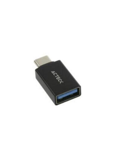 ACTECK ADAPTADOR USB-C MACHO - USB-A 3.0 HEMBRA NEGRO