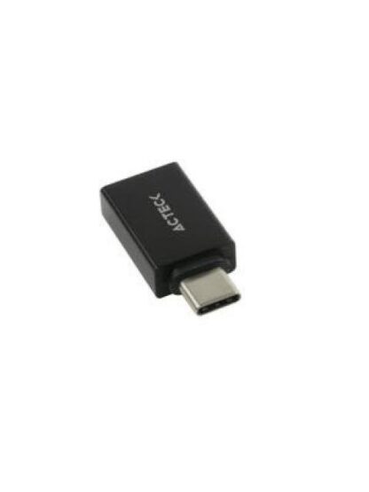 ACTECK ADAPTADOR USB-C MACHO - USB-A 3.0 HEMBRA NEGRO - Image 2