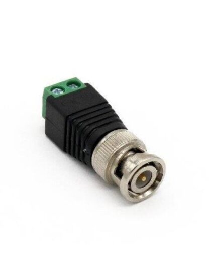 ADAPTADOR CCTV BROBOTIX 764786 NEGRO C- VERDE BNC MACHO COAXIAL MACHO