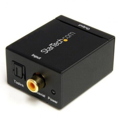STARTECH  ADAPTADOR CONVERTIDOR DE AUDIO DIGITAL COAXIAL SPDIF O TOSLINK OPTICO A RCA ESTEREO ANALOGICO - Image 6