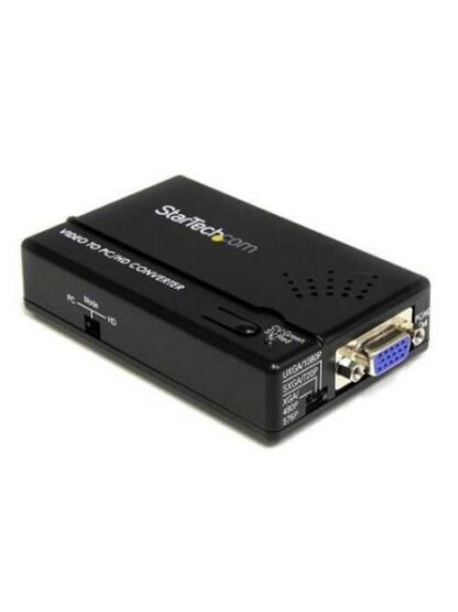STARTECH  ADAPTADOR DE S-VIDEO MACHO - VGA HEMBRA NEGRO - Image 3