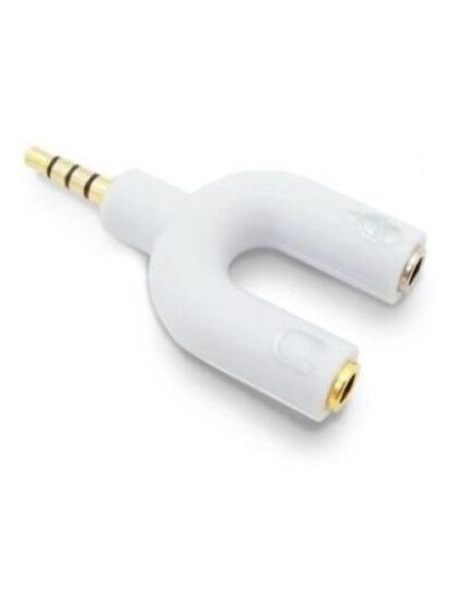 ADAPTADOR DE AUDIO BROBOTIX 3.5MM MACHO 3.5MM HEMBRA BLAN V - Image 4