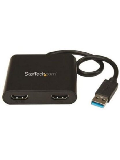 STARTECH  ADAPTADOR DE VIDEO EXTERNO USB 3.0 A 2 PUERTOS HDMI 4K PARA 2 PANTALLAS - Image 2