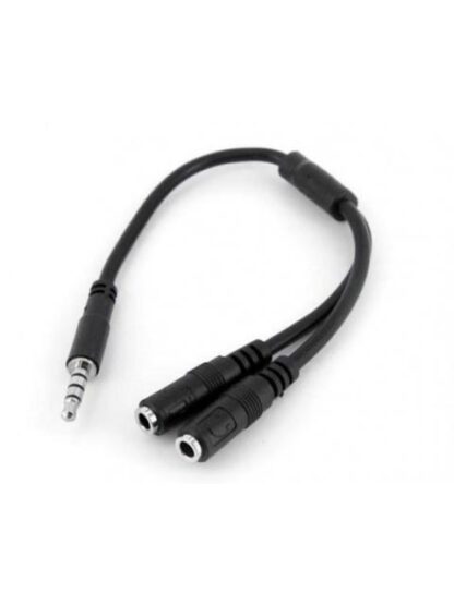 STARTECH  CABLE 35MM MACHO - 2X DE 35MM HEMBRA 20CM NEGRO - Image 4