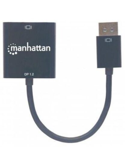 MANHATTAN ADAPTADOR DISPLAYPORT 1.2 MACHO - DVI-D HEMBRA 1.5CM NEGRO - Image 2