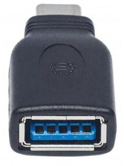 MANHATTAN ADAPTADOR USB C MACHO - USB A HEMBRA NEGRO - Image 7