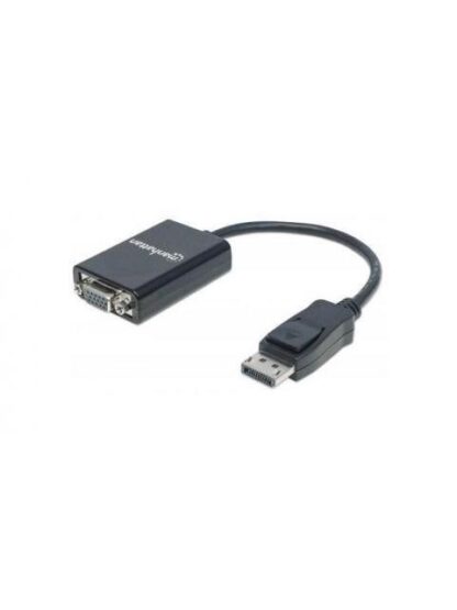 MANHATTAN CABLE DISPLAYPORT MACHO - VGA (D-SUB) HEMBRA 60HZ 15CM NEGRO - Image 2
