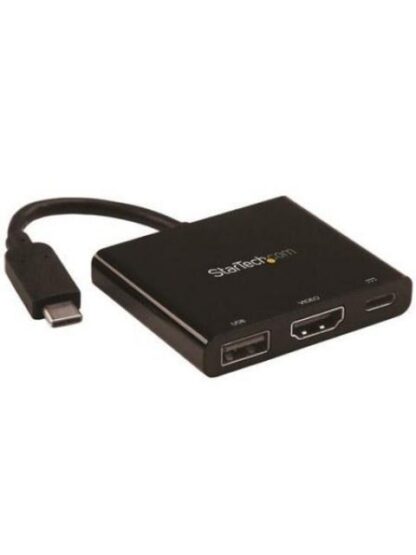 STARTECH  ADAPTADOR MULTIFUNCION USB C MACHO - HDMI 4K HEMBRA NEGRO - Image 2