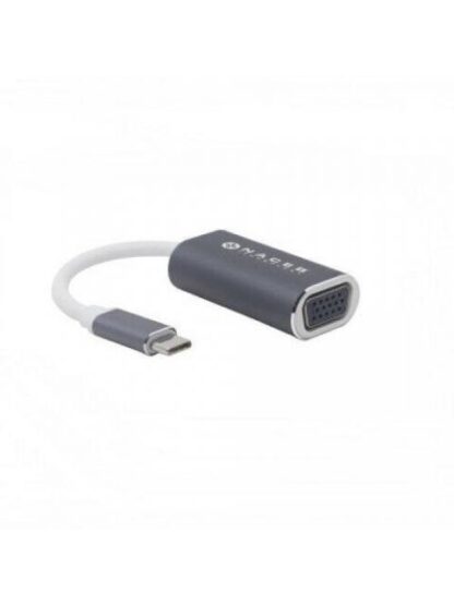 NACEB ADAPTADOR USB C MACHO - VGA HEMBRA GRIS-BLANCO - Image 2