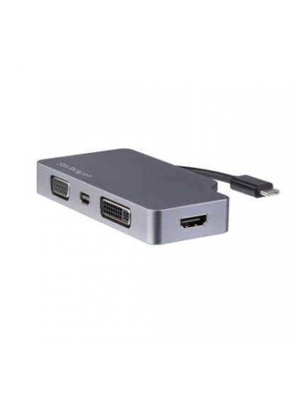 STARTECH  ADAPTADOR DE VIDEO USB-C MACHO - VGA-DVI-HDMI-MDP HEMBRA GRIS - Image 2