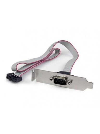 STARTECH  ADAPTADOR DE BAJO PERFIL IDC MACHO - DB-9 HEMBRA GRIS - Image 2