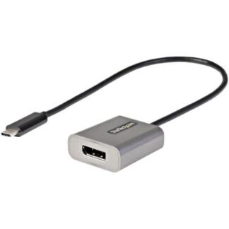 STARTECH  ADAPTADOR USB C - DISPLAYPORT 1.4 30CM GRIS