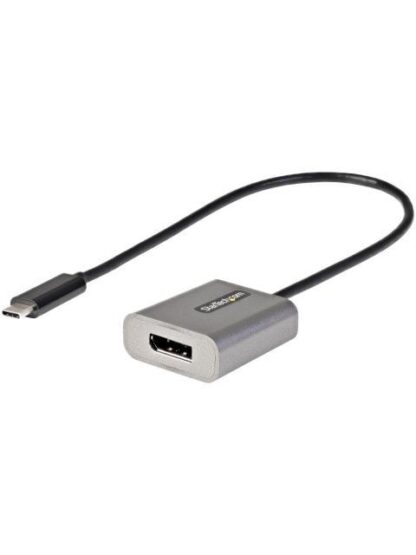 STARTECH  ADAPTADOR USB C - DISPLAYPORT 1.4 30CM GRIS