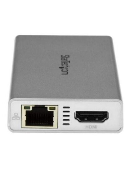 STARTECH  HUB USB-C MULTIFUNCION PARA LAPTOPS USB-C MACHO - 2X USB A 3.0-1X HDMI- 1X RJ-45 HEMBRA PLATA - Image 6