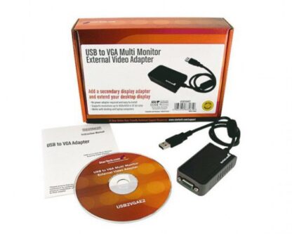 STARTECH  USB2VGAE2 ADAPTADOR DE VIDEO EXTERNO USB A VGA TARJETA DE VIDEO EXTERNA CABLE 1440 X 900 PIXELES - Image 4