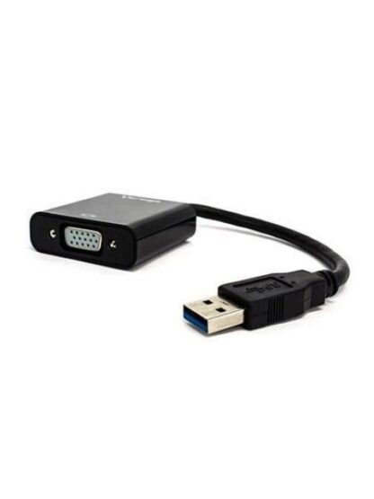 VORAGO ADAPTADOR USB 3.0 MACHO - VGA HEMBRA NEGRO - Image 2