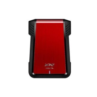 ADATA GABINETE DE DISCO DURO EX500 2.5 SATA III USB 3.1 NEGRO-ROJO