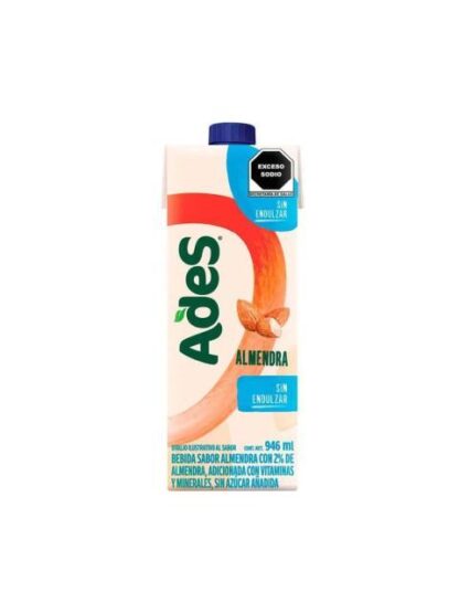 ADES LECHE DE ALMENDRAS SABOR NATURAL 946 ML