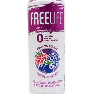 AGUA GASIFICADA FRUTOS ROJOS 355 ML FREELIFE