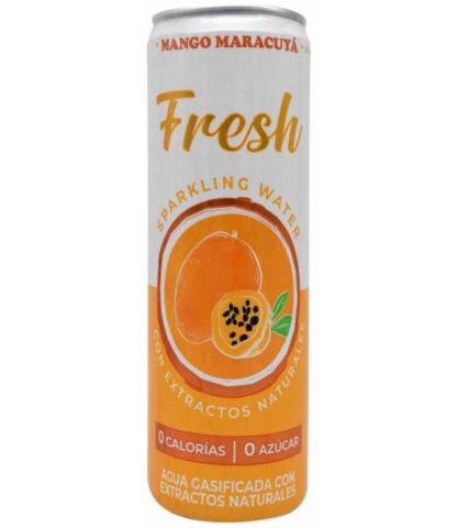 AGUA GASIFICADA MANGO MARACUYA 355 ML FRESH