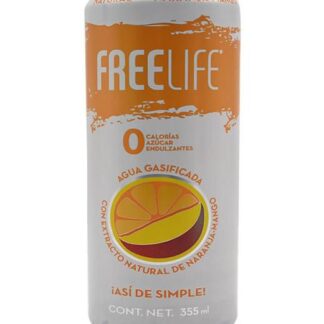 AGUA GASIFICADA NARANJA MANGO 355 ML FREELIFE