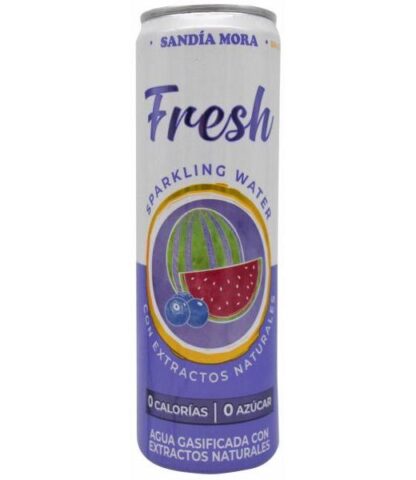 AGUA GASIFICADA SANDIA MORA 355 ML FRESH
