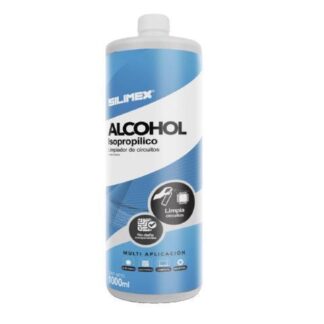 ALCOHOL ISOPROPILICO SILIMEX ALCOHOL ISO AZUL ALCOHOL ISOPROPILICO 1 LT