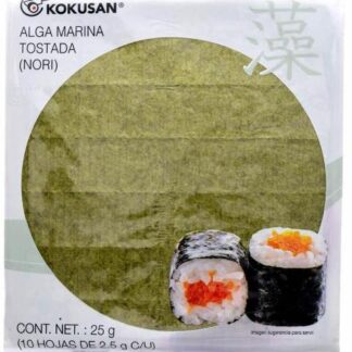ALGA MARINA TOSTADA NORI 10 HOJAS 2.5 G C U KOKUSAN